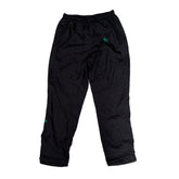 Vintage 90s Asics Track Shell Pants Size L Black Green Men's Retro Athletic